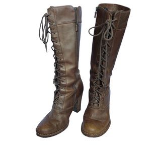 Frye Vintage Villager Lace Up Boots size 7